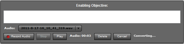7. Enabling Objective Panel